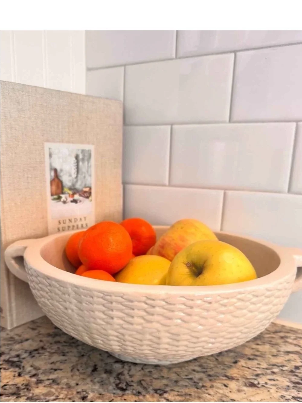 NWT Threshold x Studio McGee Haile Cream Ceramic Serving Bowl with Handles